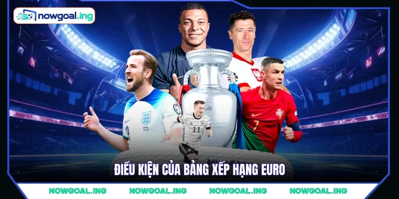 Điều kiện của bảng xếp hạng EURO 